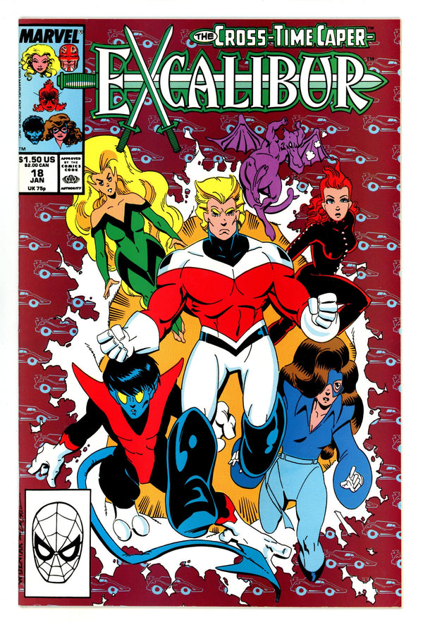 Excalibur Vol 1 18 High Grade (1990)