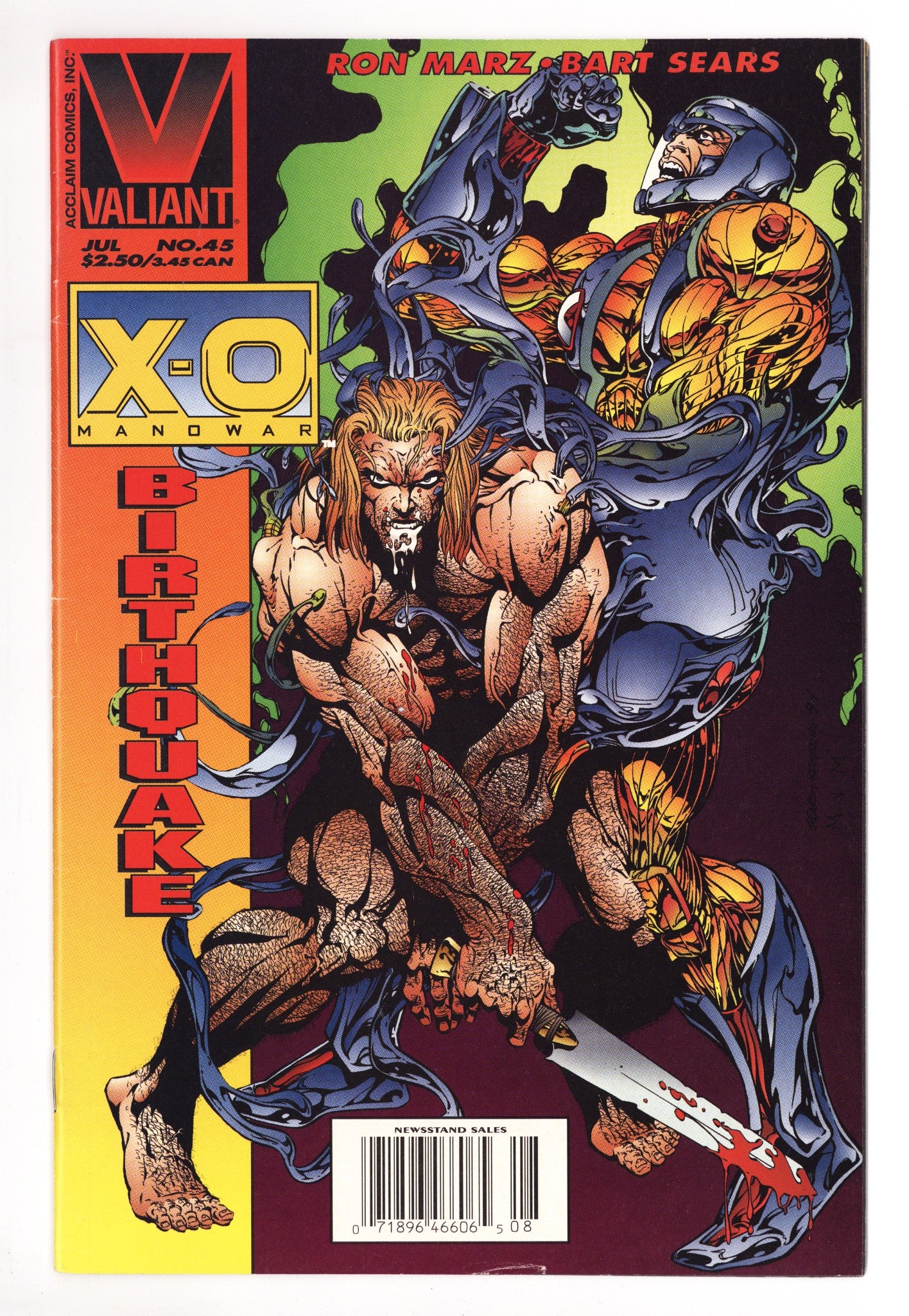 X-O Manowar Vol 1 45 High Grade (1995) 