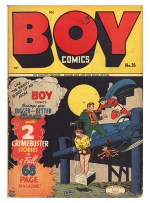 Boy Comics 26 GD+ (2.5) Cover Detached (1946)