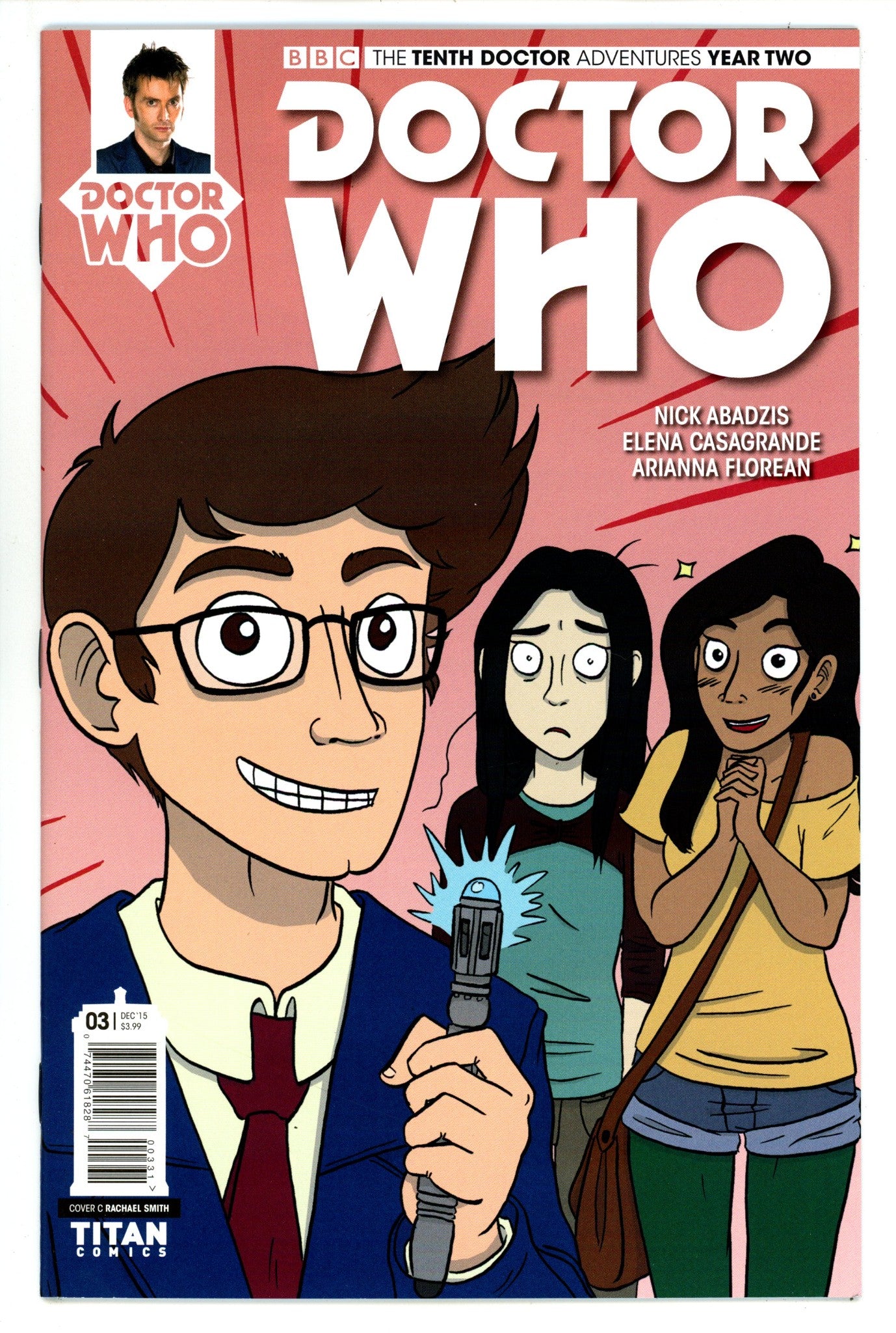 Doctor Who: The Tenth Doctor, Year Two 3 High Grade (2015) Smith Variant 
