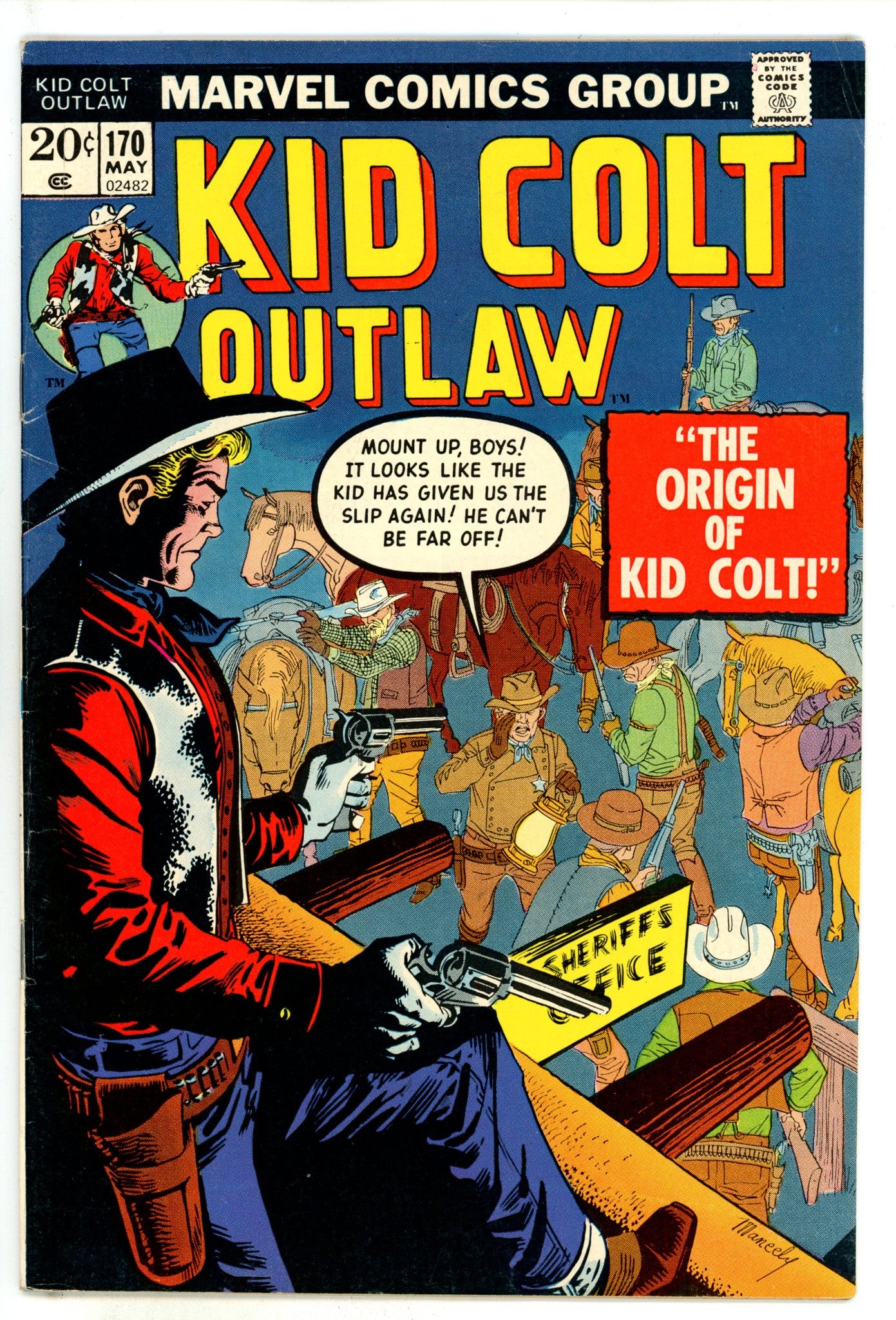 Kid Colt Outlaw 170 FN+ (6.5) (1973) 