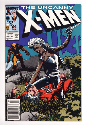 The Uncanny X-Men Vol 1 216  Mid Grade   (1987)   Newsstand