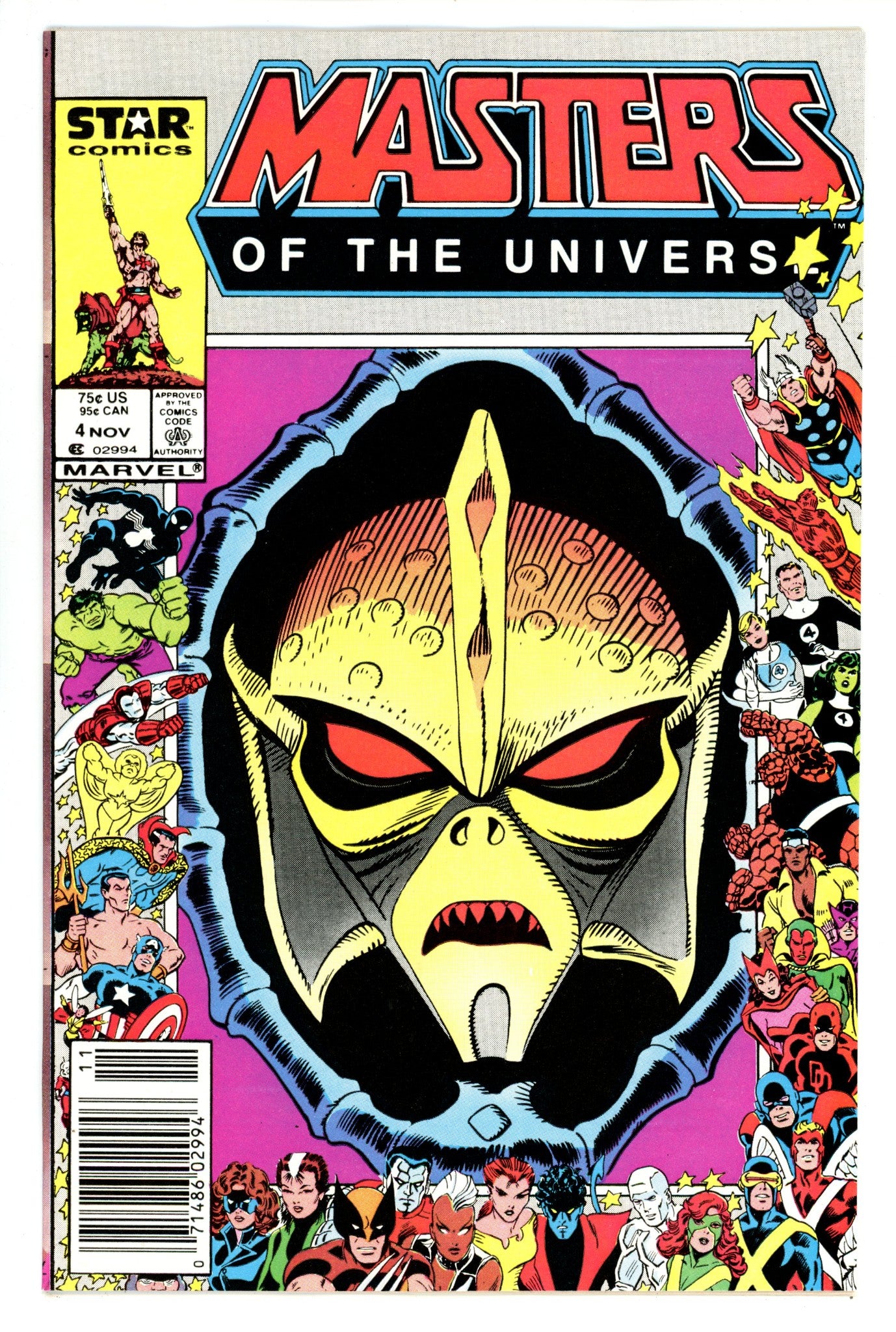 Masters of the Universe 4 NM- (9.2) (1986) Newsstand 