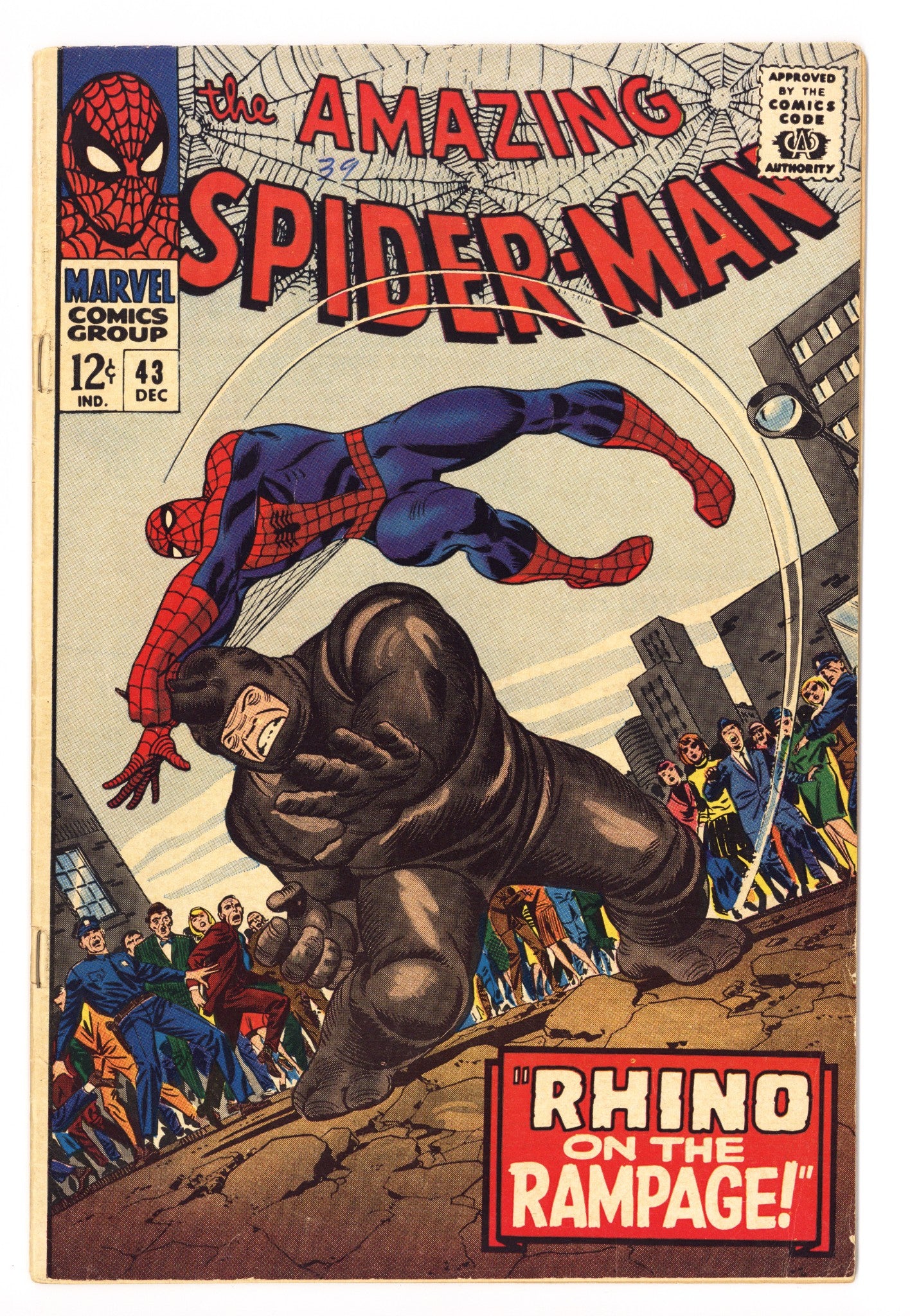 The Amazing Spider-Man Vol 1 43 VG+ (4.5) (1966) 