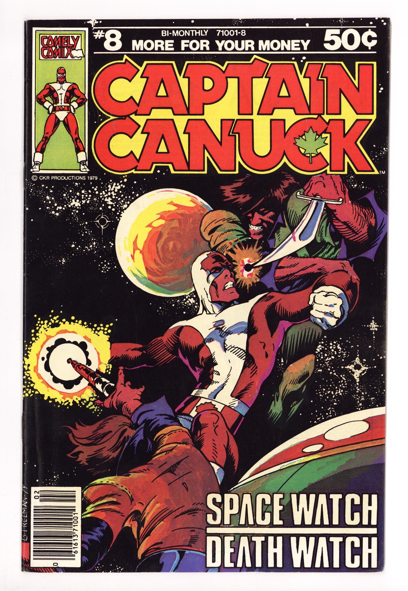 Captain Canuck Vol 1 8 Mid Grade (1980) 