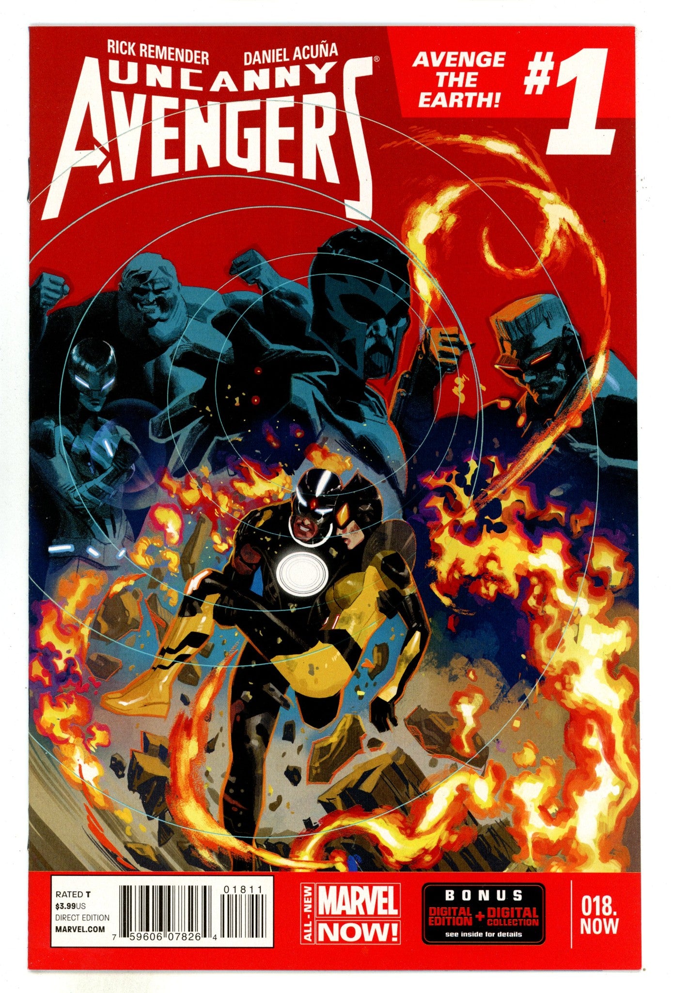 Uncanny Avengers Vol 1 18.NOW High Grade (2014) 