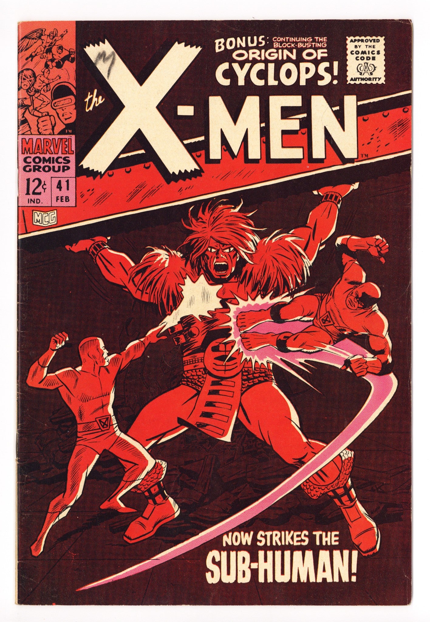 The X-Men Vol 1 41 FN+ (6.5) (1968) 