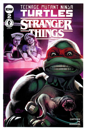 Teenage Mutant Ninja Turtles x Stranger Things 2 Albuquerque Incentive Variant VF/NM (2023)