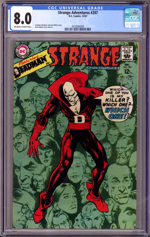 Strange Adventures Vol 1 207 CGC 8.0 (VF) (1967)