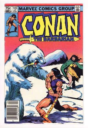 Conan the Barbarian Vol 1 145 Mid Grade (1983) Canadian Price Variant