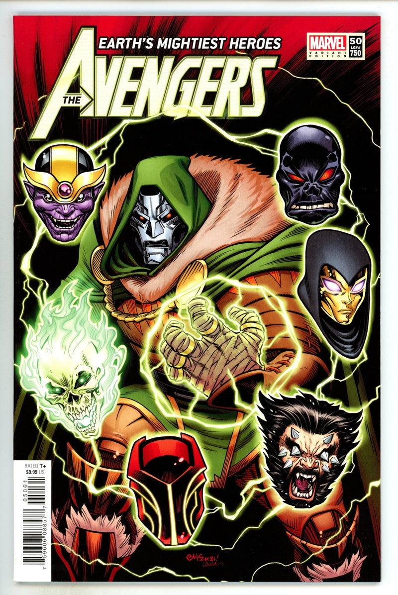 Avengers Vol 8 50 (750)  High Grade  (2022) McGuinness  Variant  