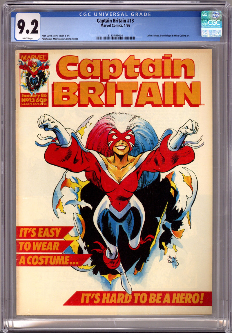 Captain Britain 13 CGC 9.2 (NM-) (1977) 