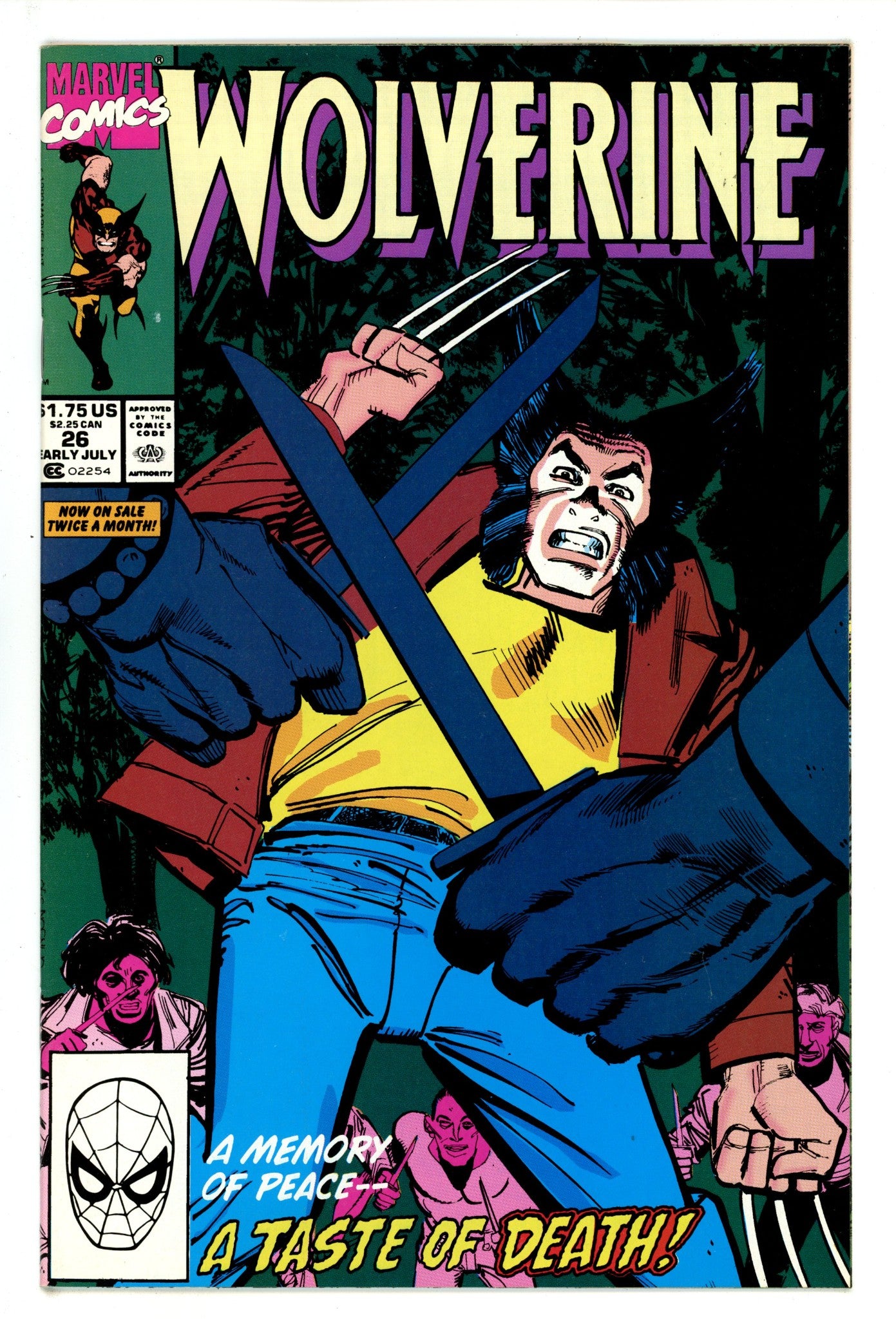 Wolverine Vol 2 26 High Grade (1990) 