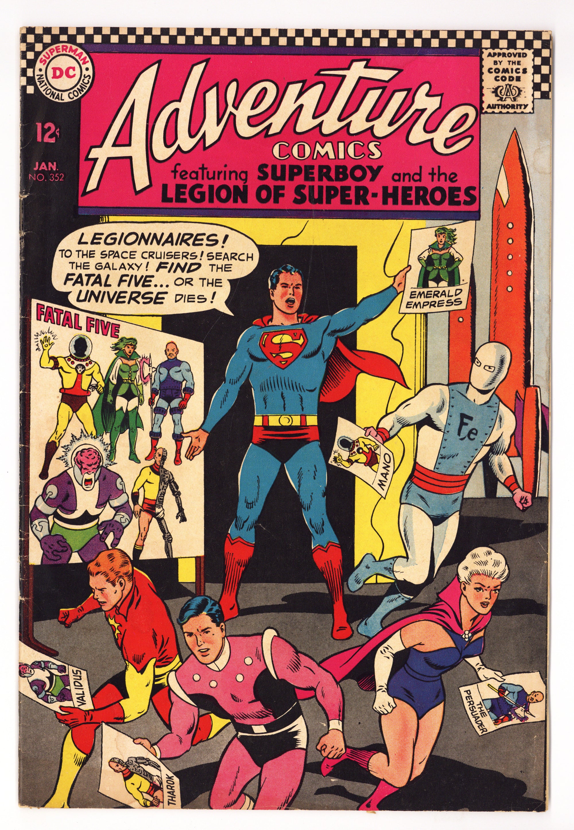 Adventure Comics Vol 1 352 VG+ (4.5) (1966) 