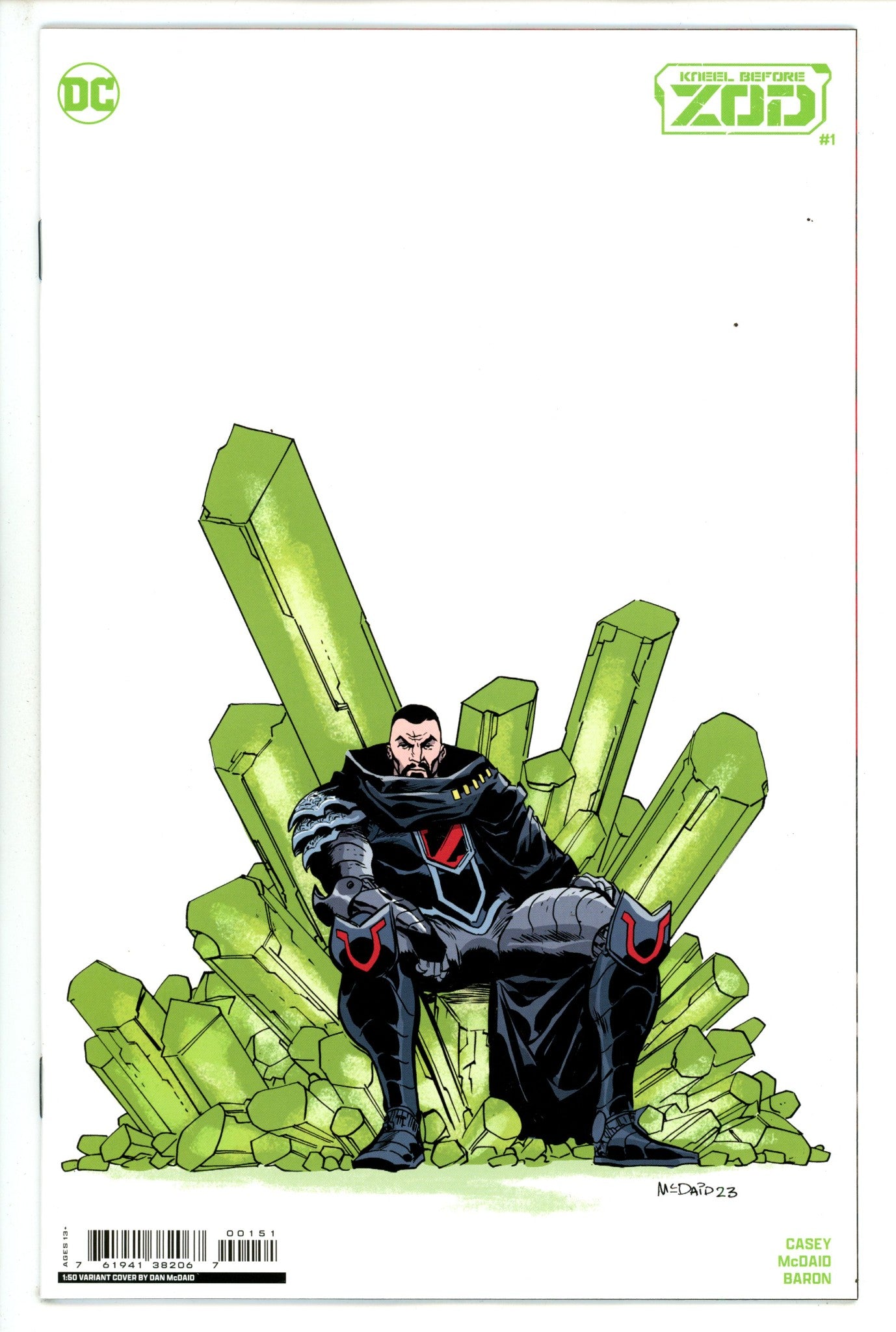 Kneel Before Zod 1 Mcdaid Incentive Variant NM+ (2024)