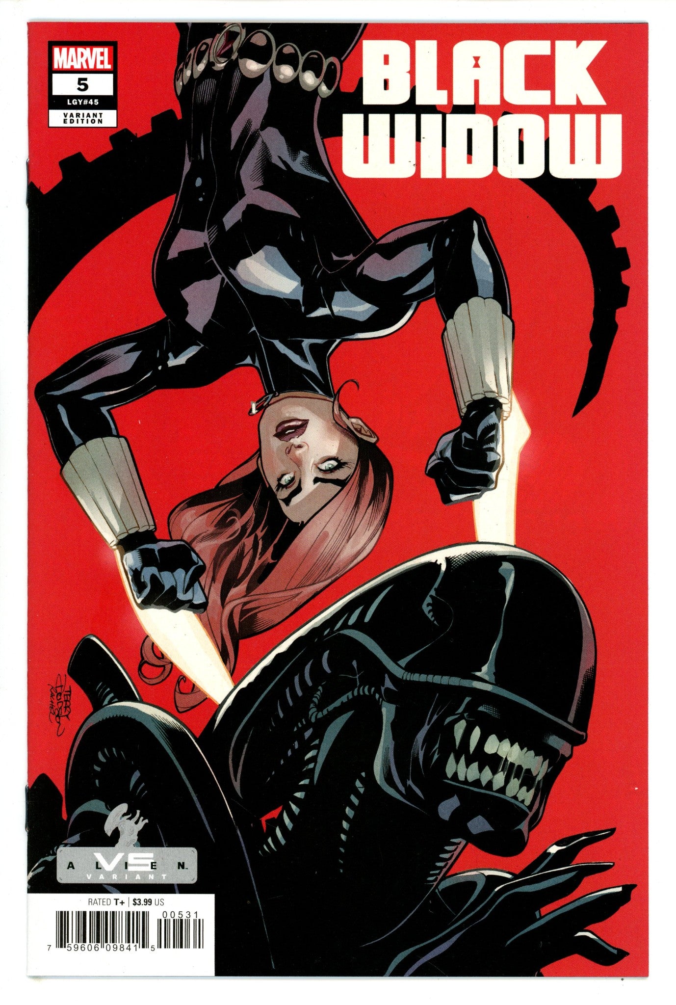 Black Widow Vol 9 5 Dodson Alien Variant (2021)