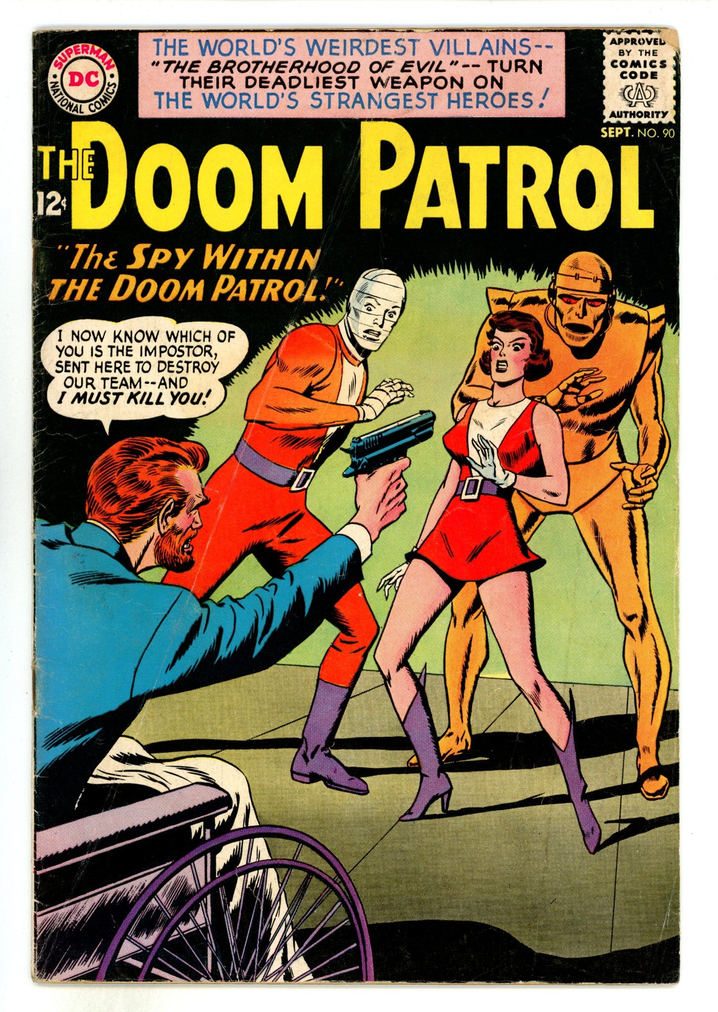 The Doom Patrol Vol 1 90 GD/VG (3.0) (1964) 