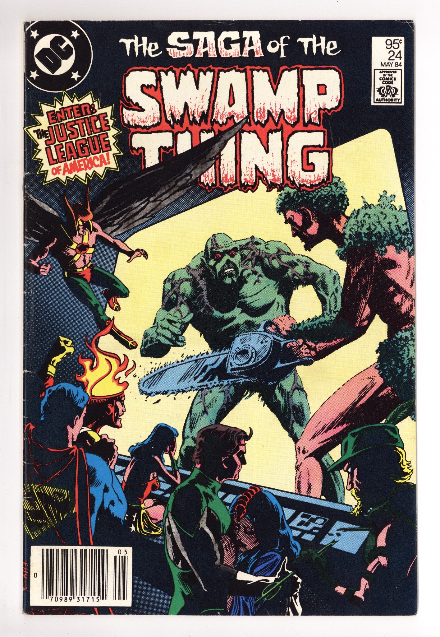 The Saga of Swamp Thing Vol 2 24 VG/FN (5.0) (1984) Canadian Price Variant 