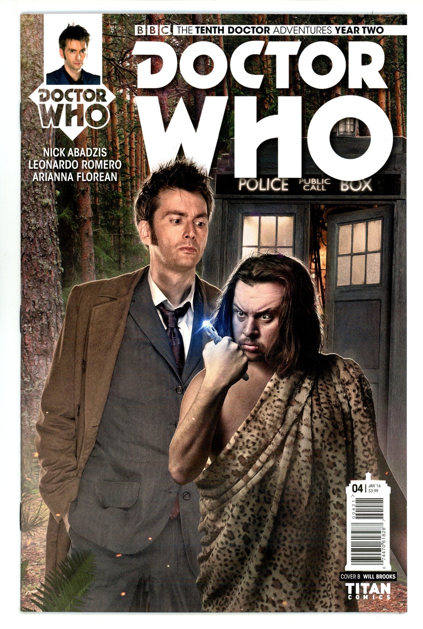 Doctor Who: The Tenth Doctor, Year Two 4 High Grade (2016) Photo Variant 