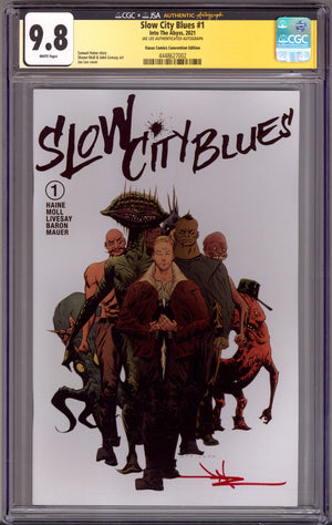 Slow City Blues 1 CGC 9.8 (NM/M) (2021) Lee Exclusive Variant Signed x1 Cover Jae Lee