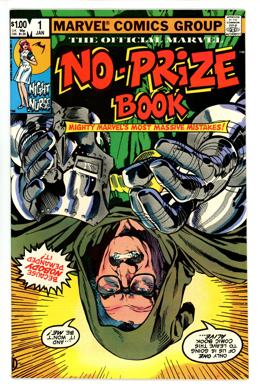The Marvel No-Prize Book 1 Mid Grade (1983) 