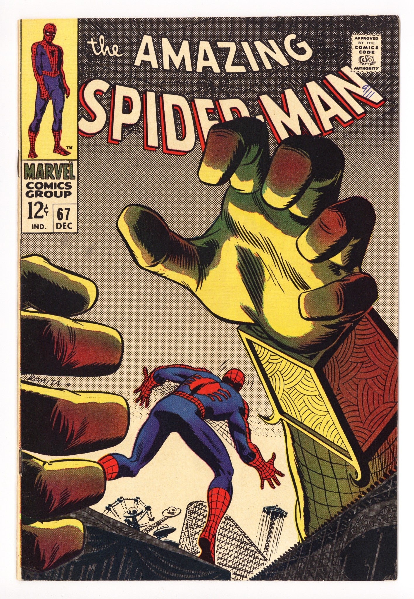 The Amazing Spider-Man Vol 1 67 VF- (7.5) (1968) 
