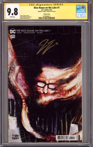 The Nice House on the Lake 1 CGC 9.8 (NM/M) (2021) Simmonds Variant Signed x1 Cover James Tynion