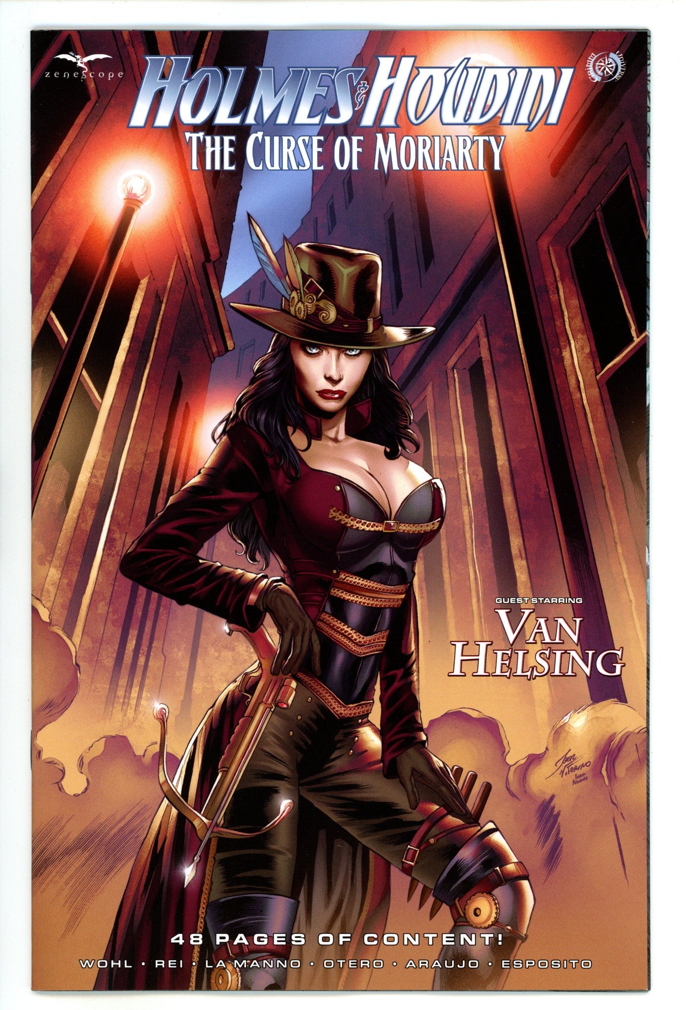 Holmes & Houdini Curse Of Moriarty 1 Vitorino Variant (2024)