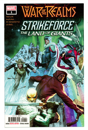 War of the Realms Strikeforce: The Land of Giants 1 High Grade (2019)