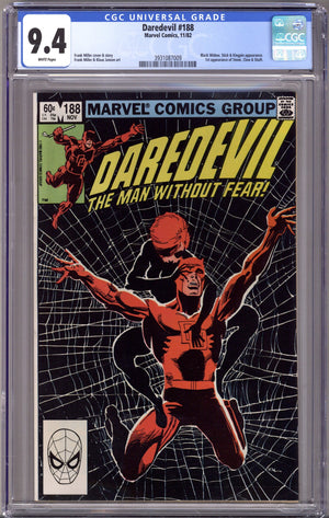 Daredevil Vol 1 188 CGC 9.4 (NM) (1982)