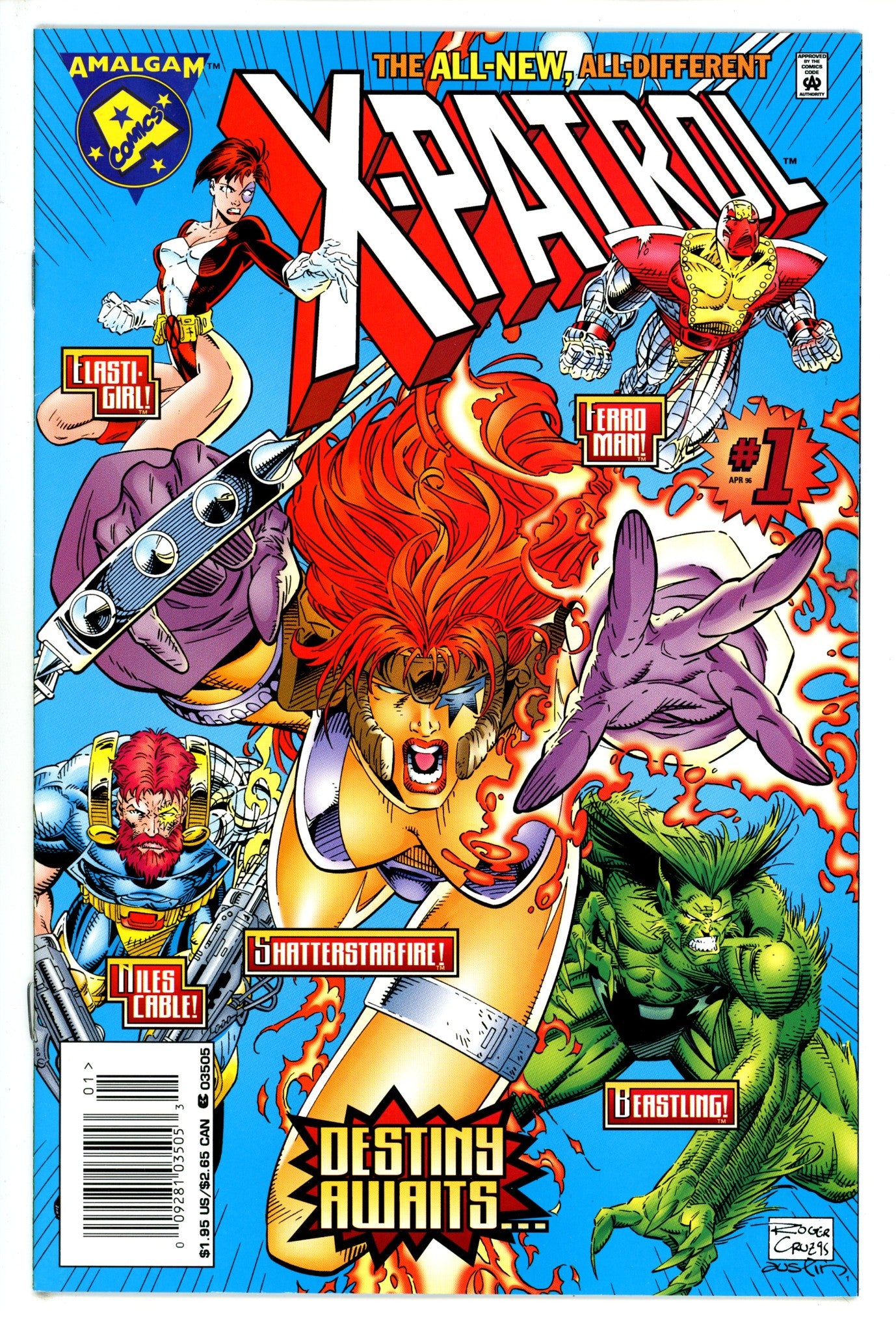 X-Patrol 1 Newsstand VF (1996)