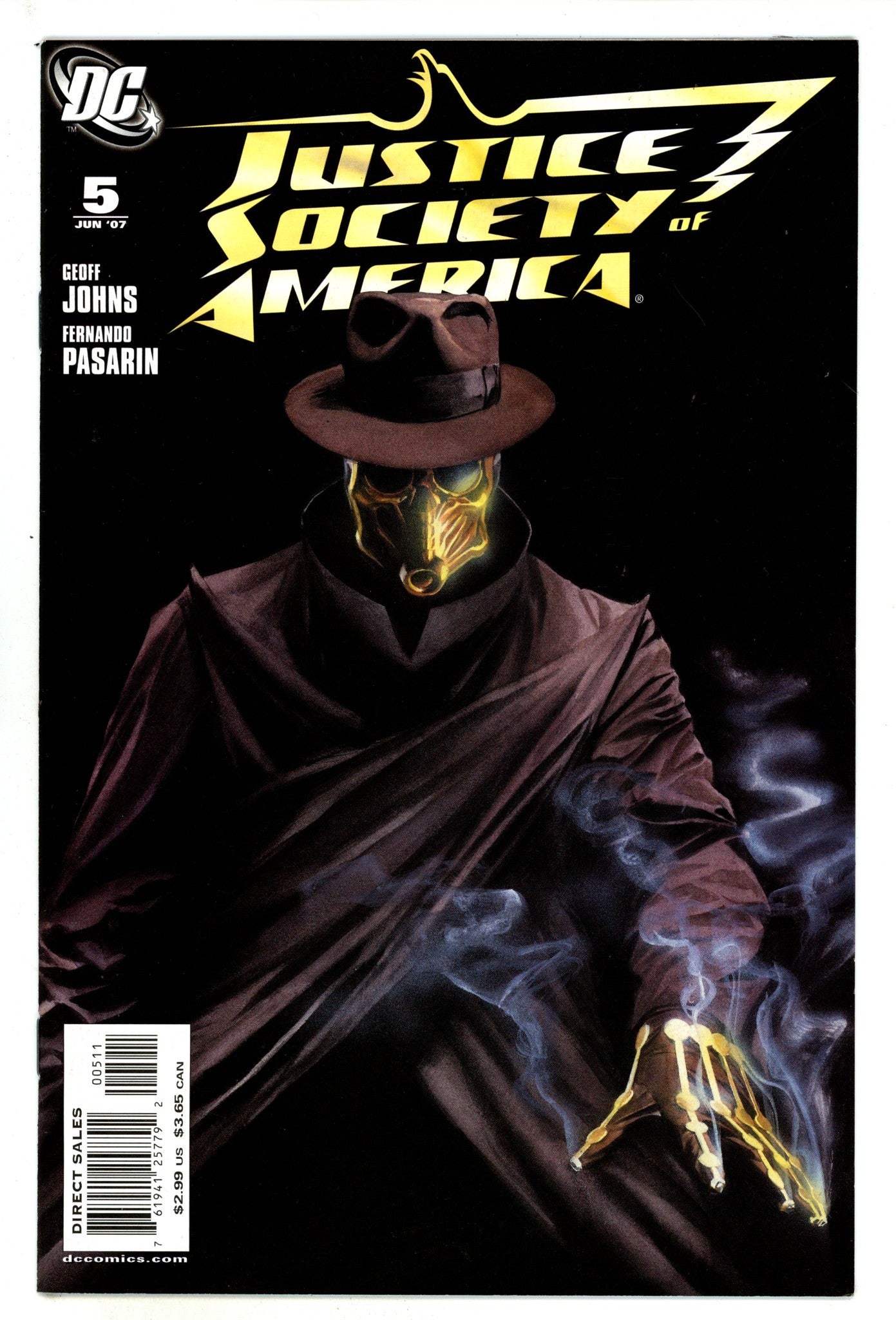 Justice Society of America Vol 3 5 Mid Grade (2007) 