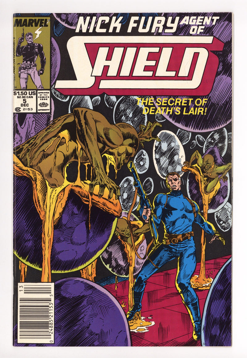 Nick Fury, Agent of S.H.I.E.L.D. Vol 4 5 High Grade (1989) 