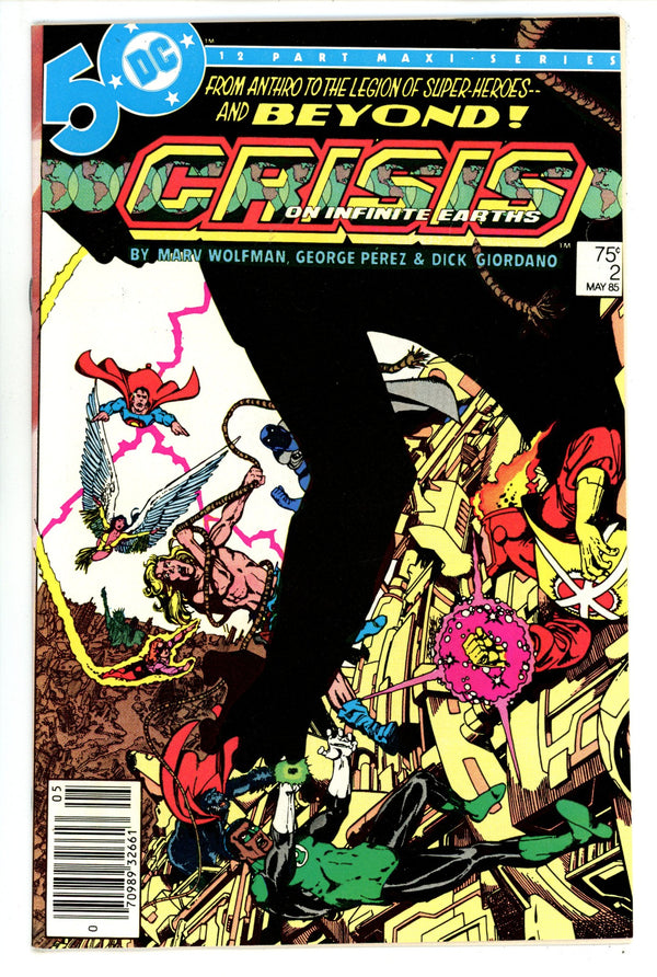 Crisis on Infinite Earths 2 VF+ (8.5) (1985) Newsstand