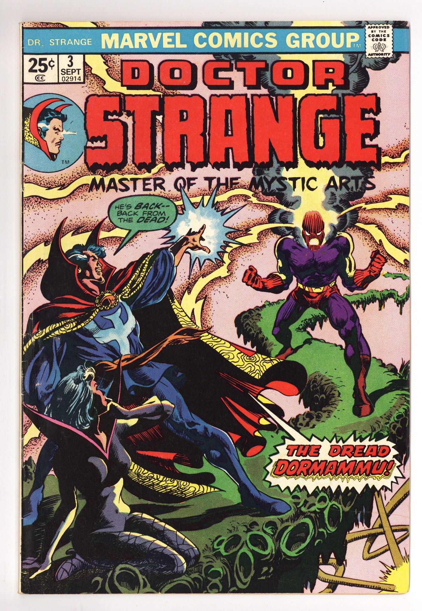 Doctor Strange Vol 2 3 VG+ (4.5) (1974) 