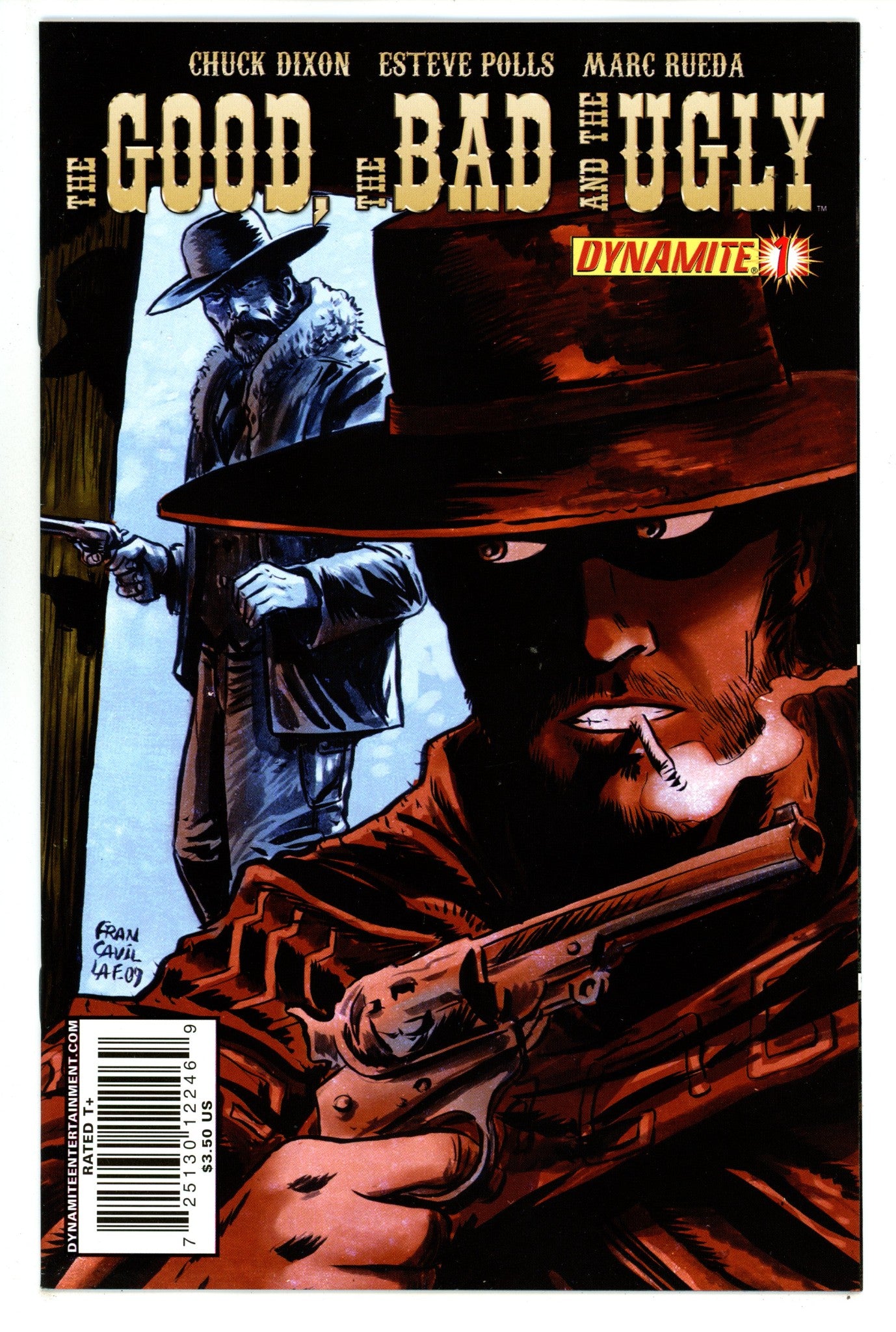 The Good the Bad and the Ugly   1  Mid Grade   (2009) Francavilla     Variant  