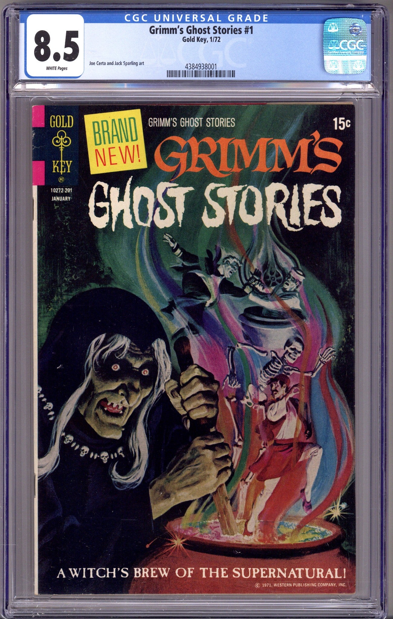Grimm's Ghost Stories 1 CGC 8.5 (VF+) (1972) 
