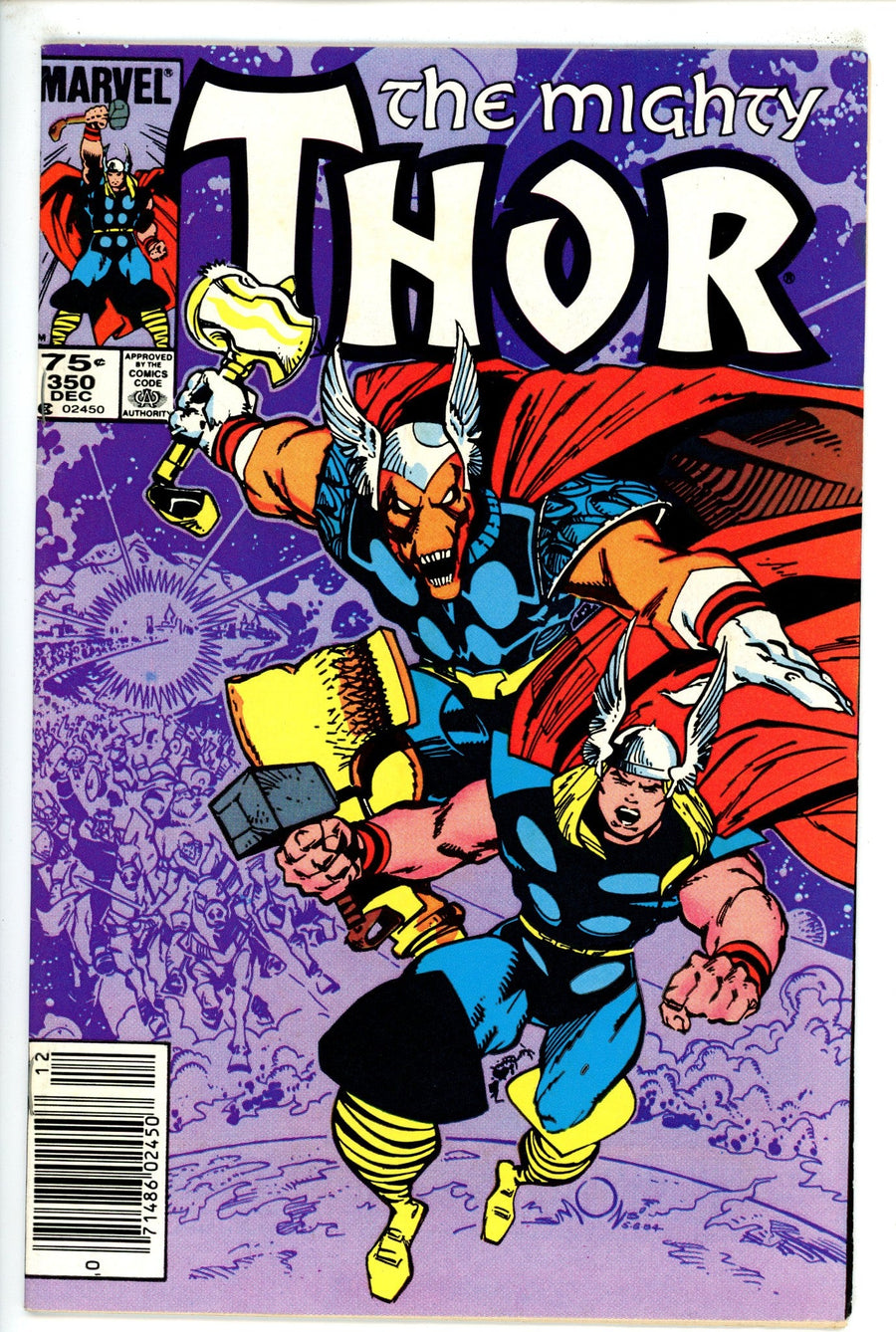 Thor Vol 1 350  Mid Grade   (1984)   Canadian Price Variant