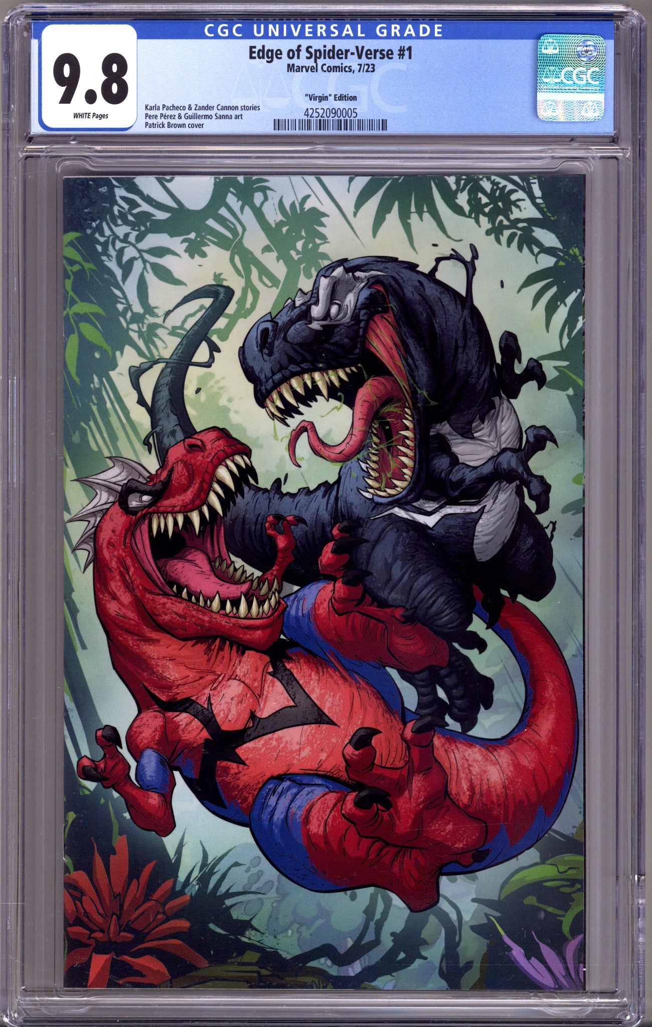 Edge of Spider-Verse Vol 3 1 CGC 9.8 (NM/M) (2023) Brown Virgin Incentive Variant 