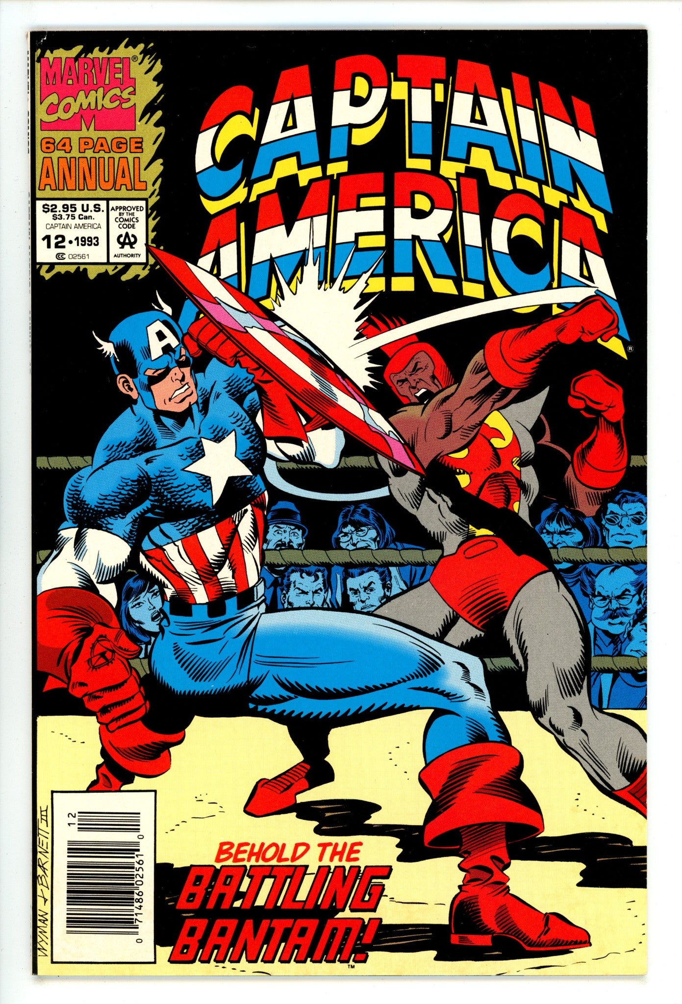 Captain America Annual Vol 1 12  High Grade   (1993)     Newsstand  