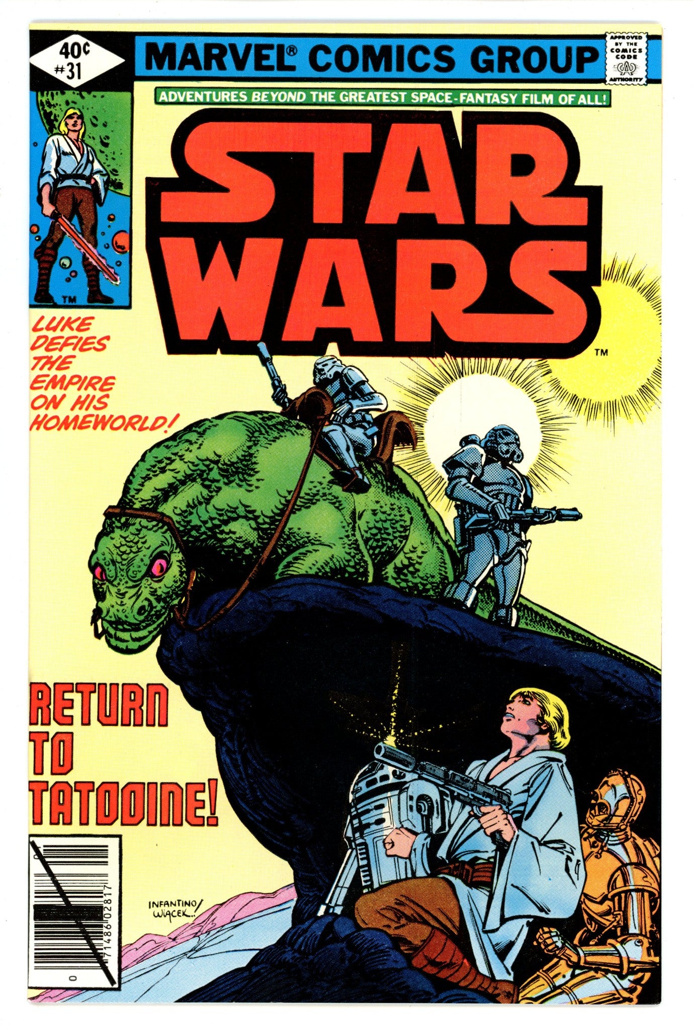 Star Wars Vol 1 31 NM- (9.2) (1980) 