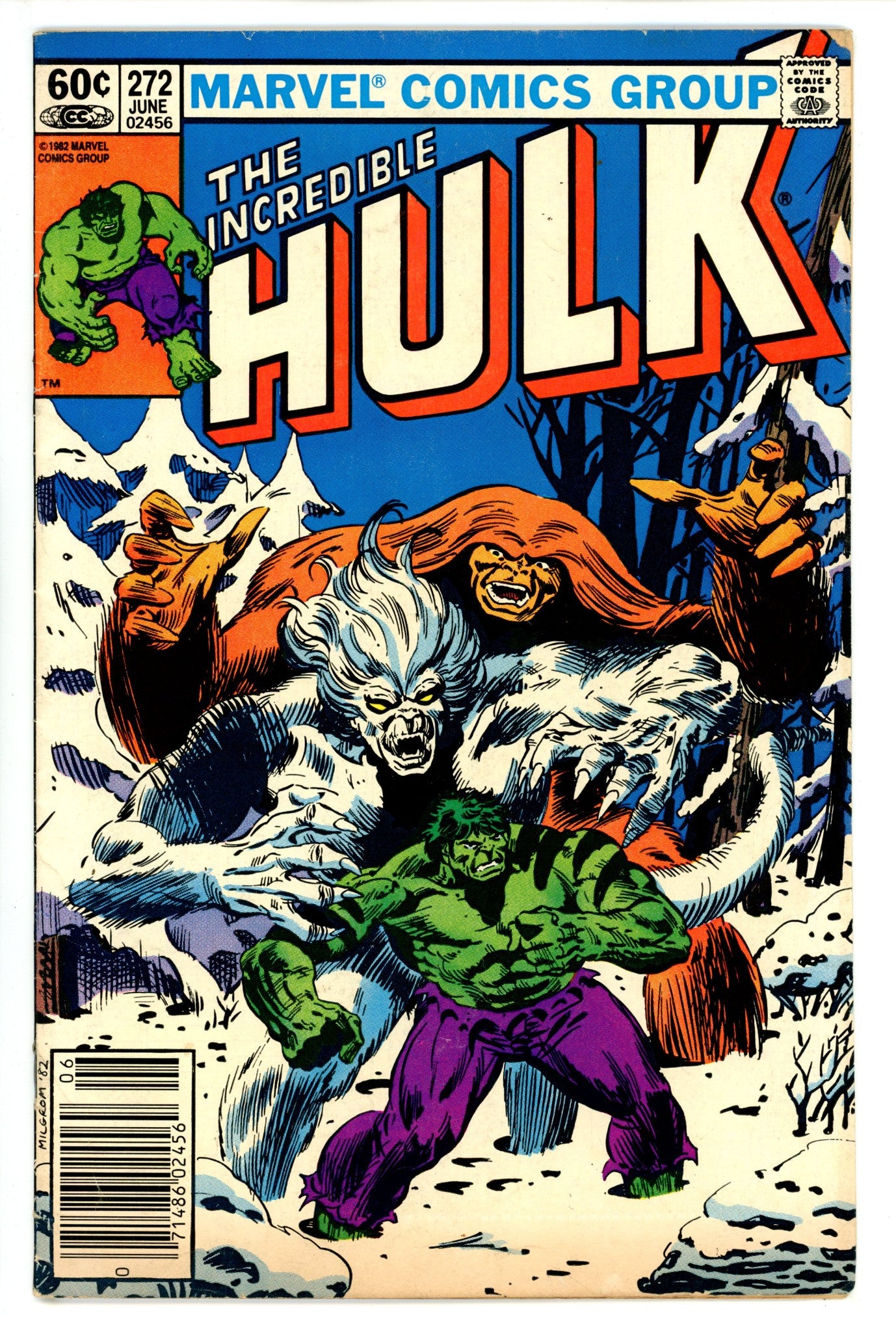 The Incredible Hulk Vol 1 272 Newsstand VG (1982)