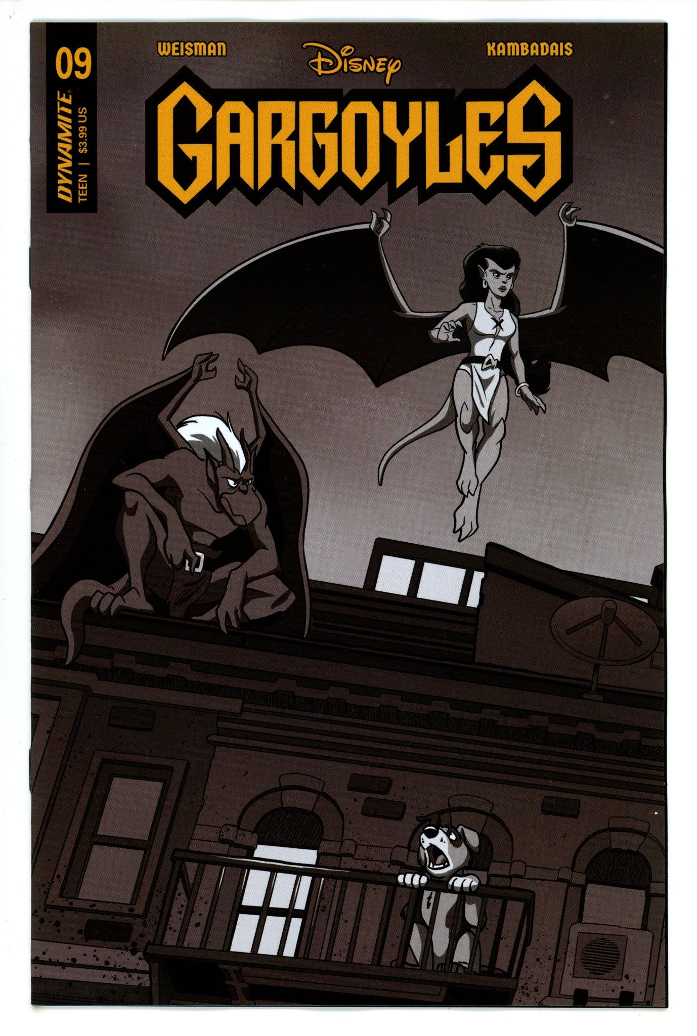 Gargoyles 9 Fleecs B&W Incentive Variant (2023)