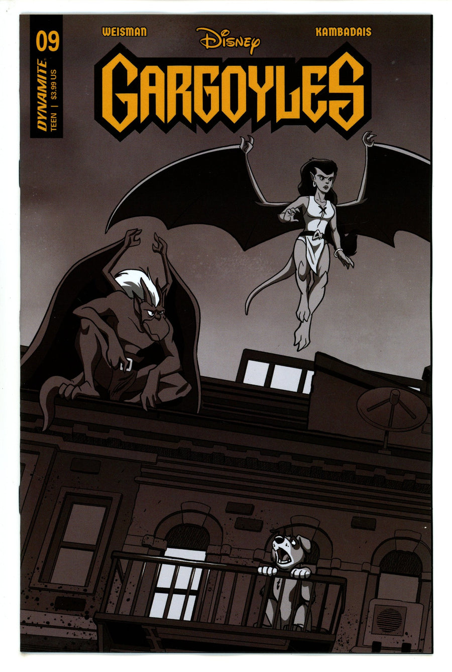 Gargoyles 9 Fleecs B&W Incentive Variant (2023)