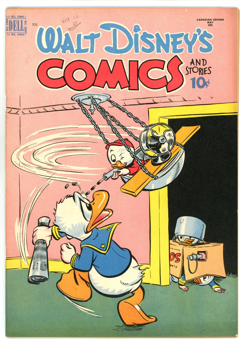 Walt Disney's Comics and Stories Vol 9 8 (102) VF (8.0) (1949) Canadian Edition 