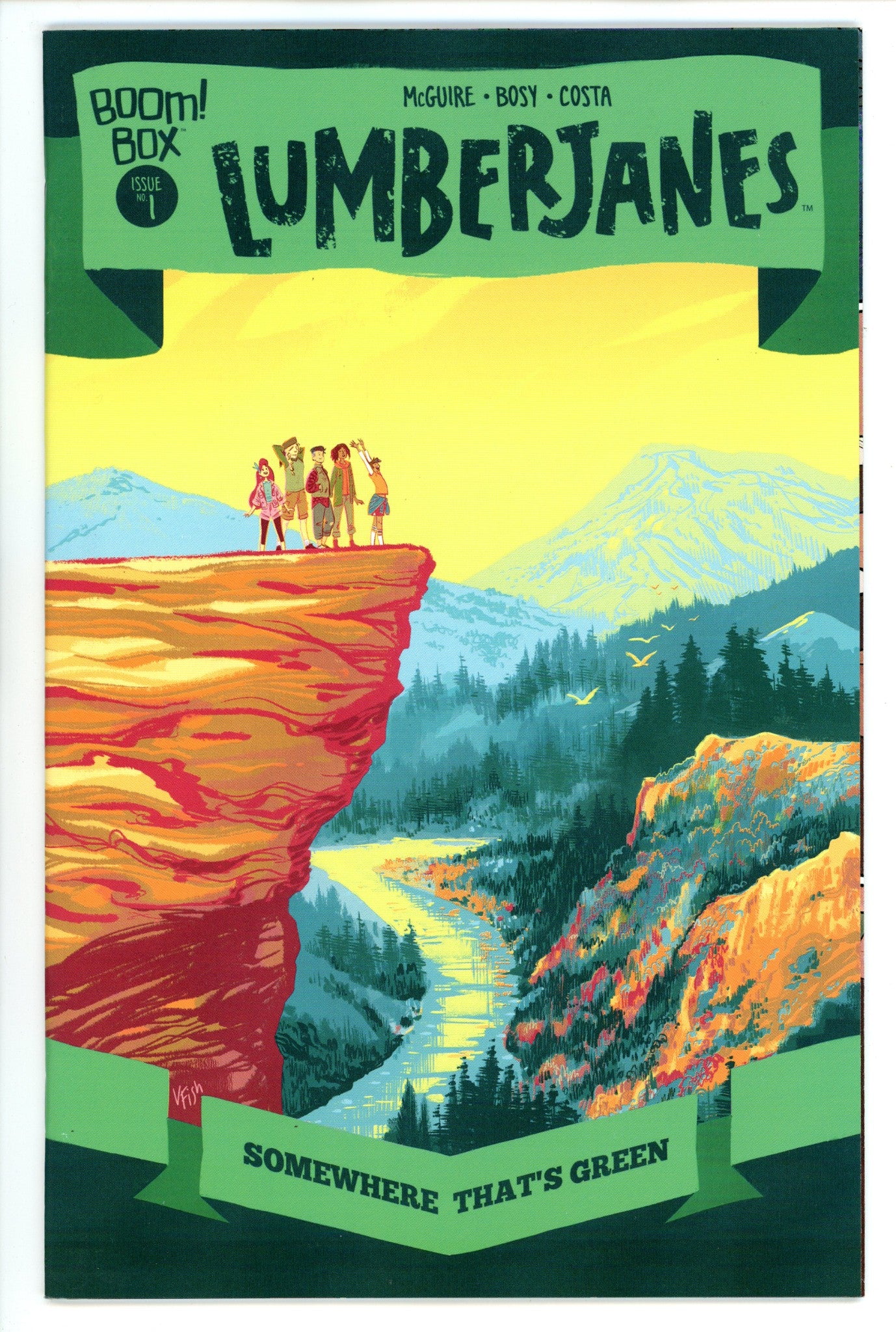 Lumberjanes: Somewhere That's Green 1 High Grade (2019) Fish Variant 