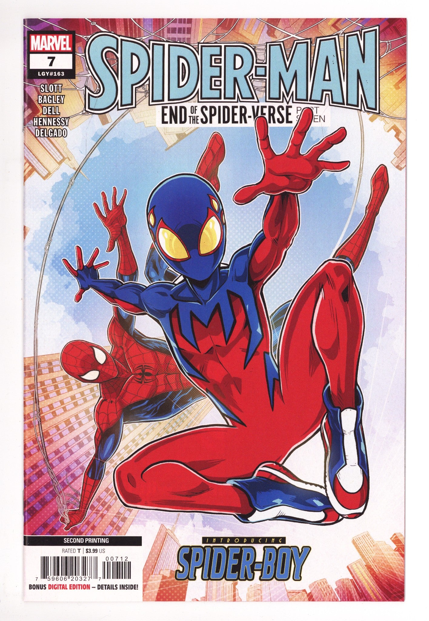 Spider-Man Vol 4 7 (163) Mid Grade (2023) 2nd Print 