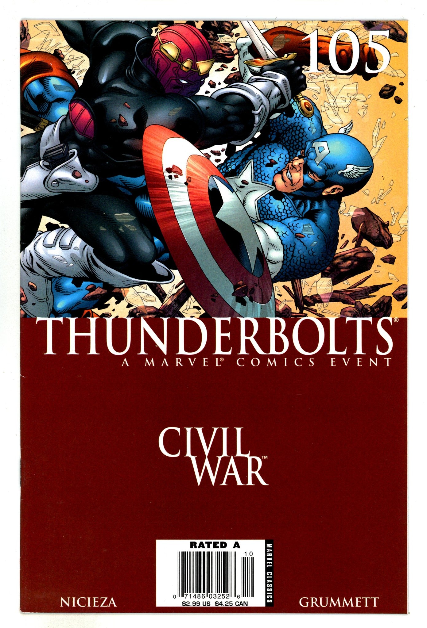 Thunderbolts Vol 1 105 FN (6.0) (2006) Newsstand 