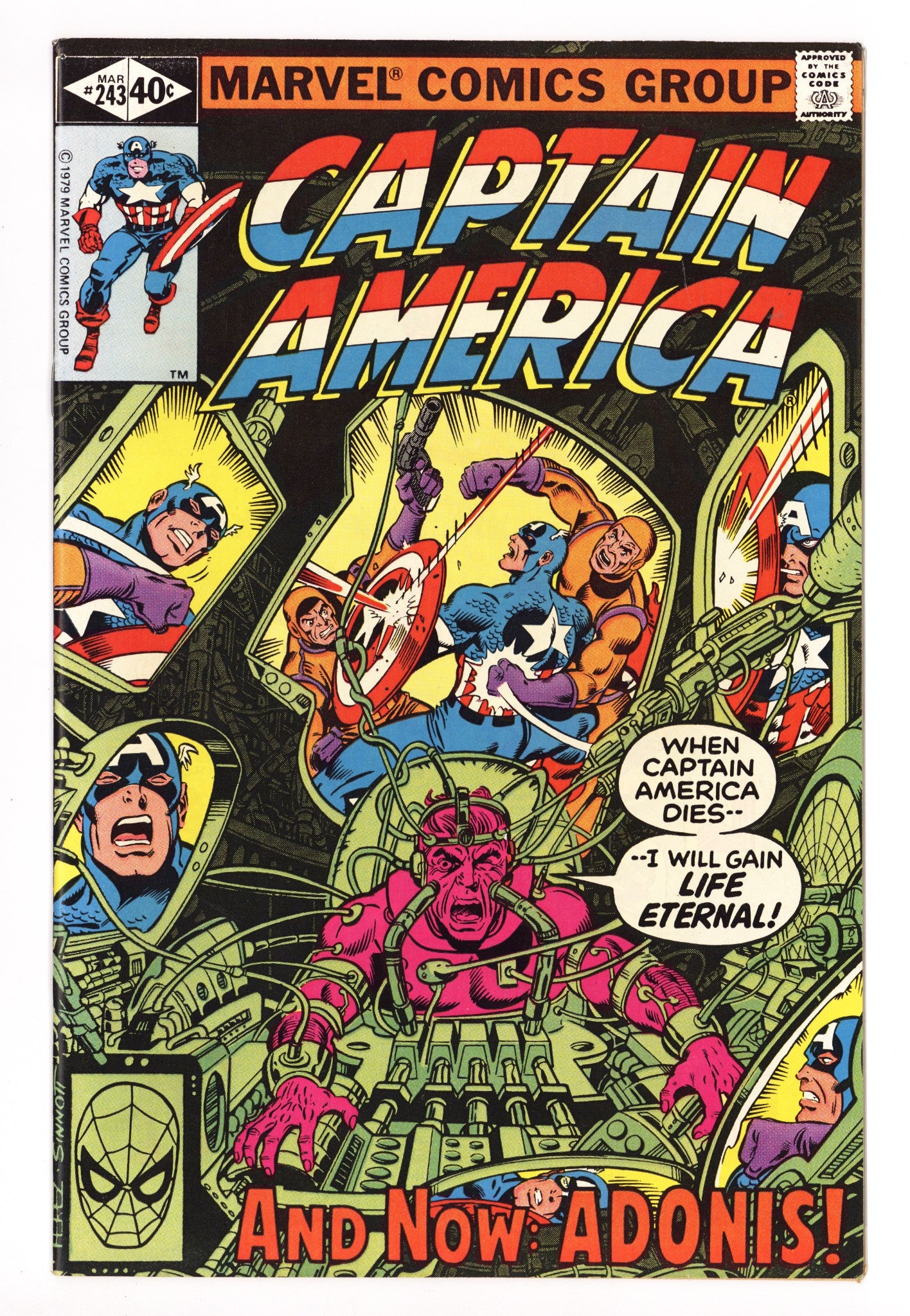 Captain America Vol 1 243 Mid Grade (1980) 