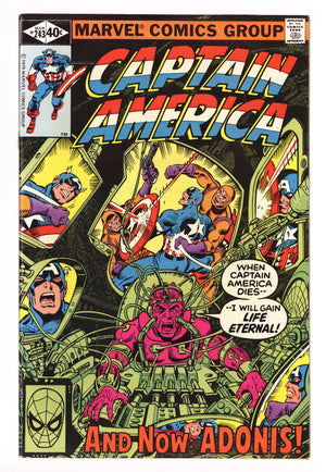 Captain America Vol 1 243 Mid Grade (1980) 